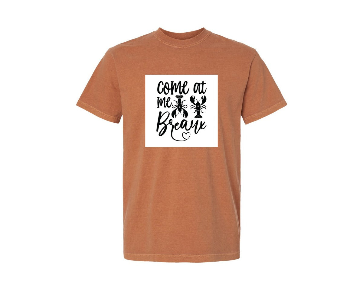 brand:Comfort Colors|color:Yam|Come At Me Breaux Mardi Gras Sv 2 Graphic T-Shirt