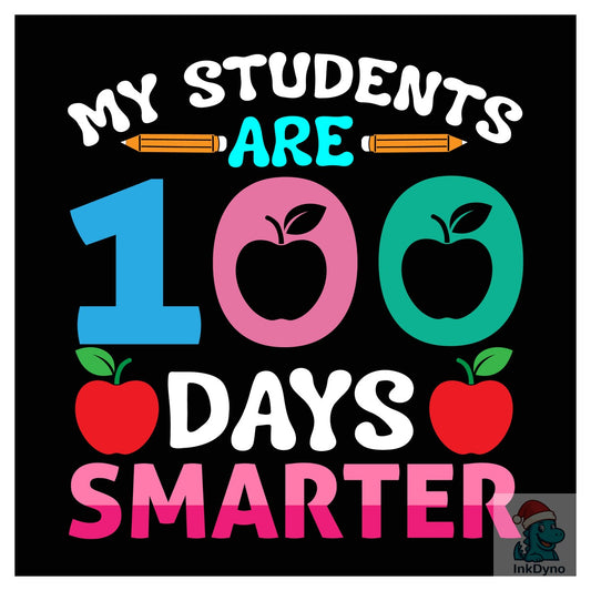 100 Days of School Teacher Appreciation - DTF Transfer