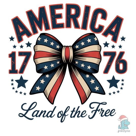 America 1776 Land of the Free - DTF Transfer