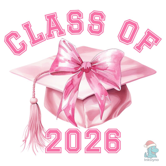 Preppy Varsity Class of Senior 2026 - DTF Transfer