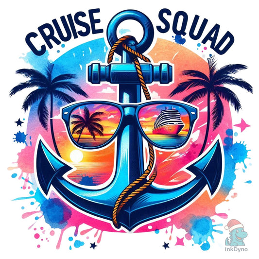 Anchor Cruise Ship Cruise Squad - DTF Transfer