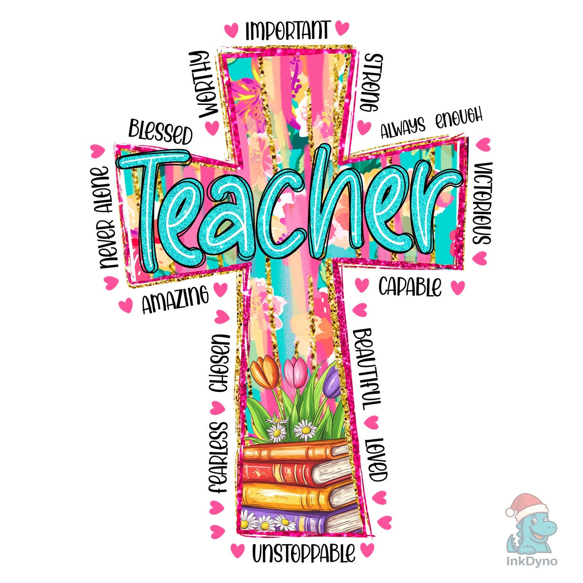 Christian Teacher Cross