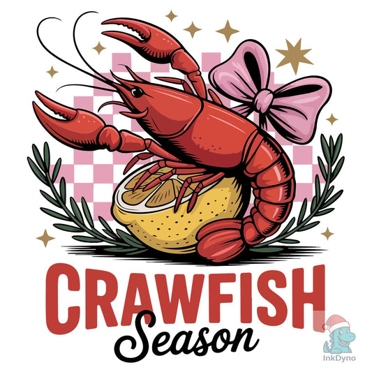 Crawfish Season Preppy Salty. - DTF Transfer