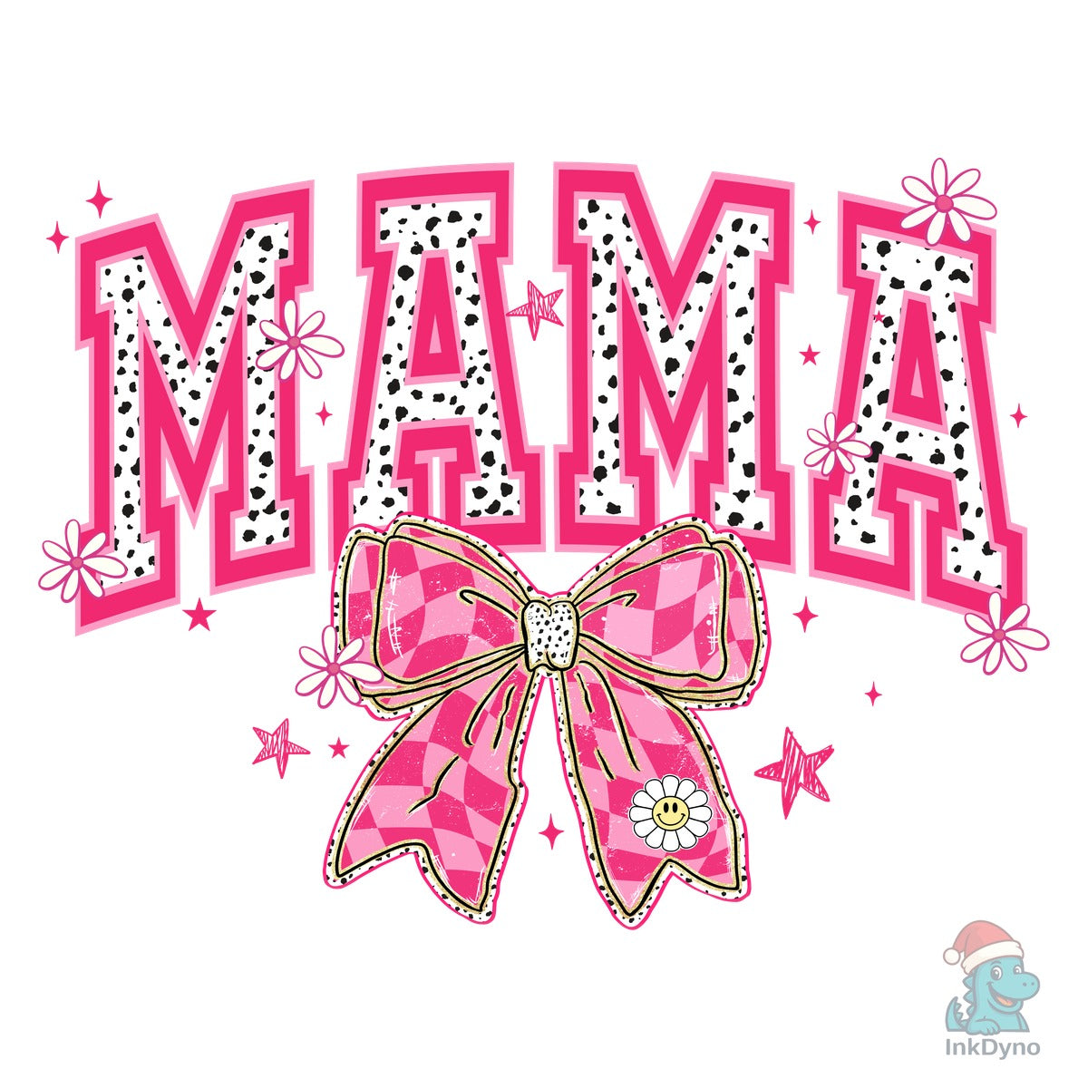 Coquette Mama Pink Bow Retro Spring
