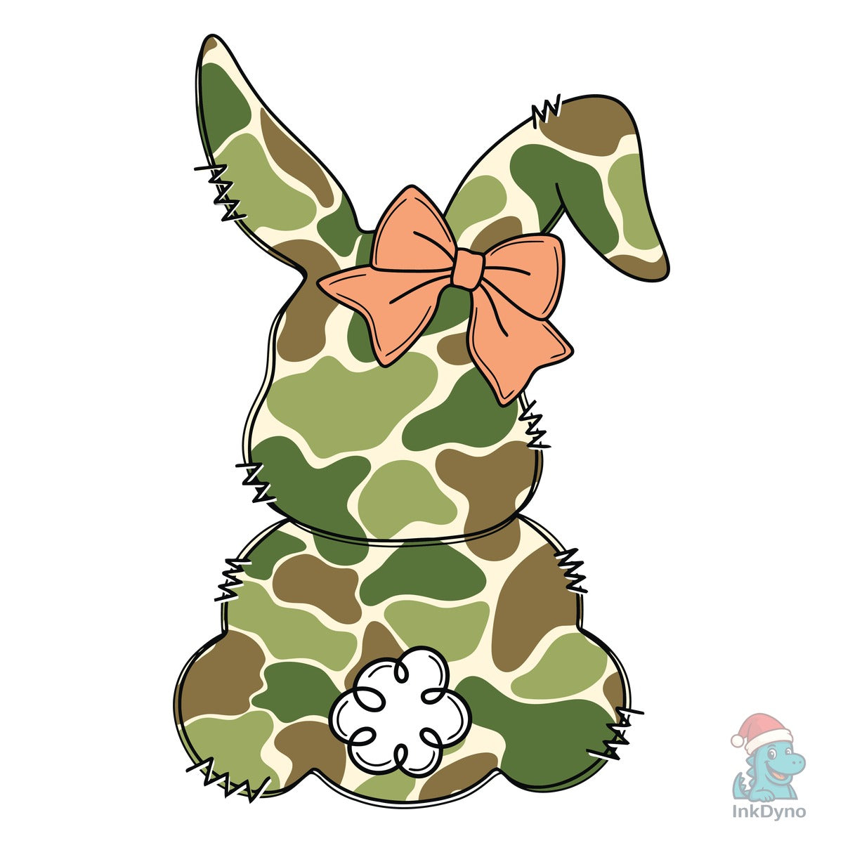 Egg Hunter Bunny Camo Easter Bunny