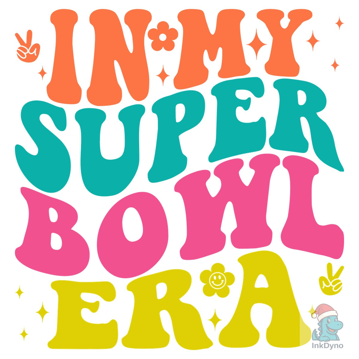 In My Super Bowl Era Retro Wavy T-shirt