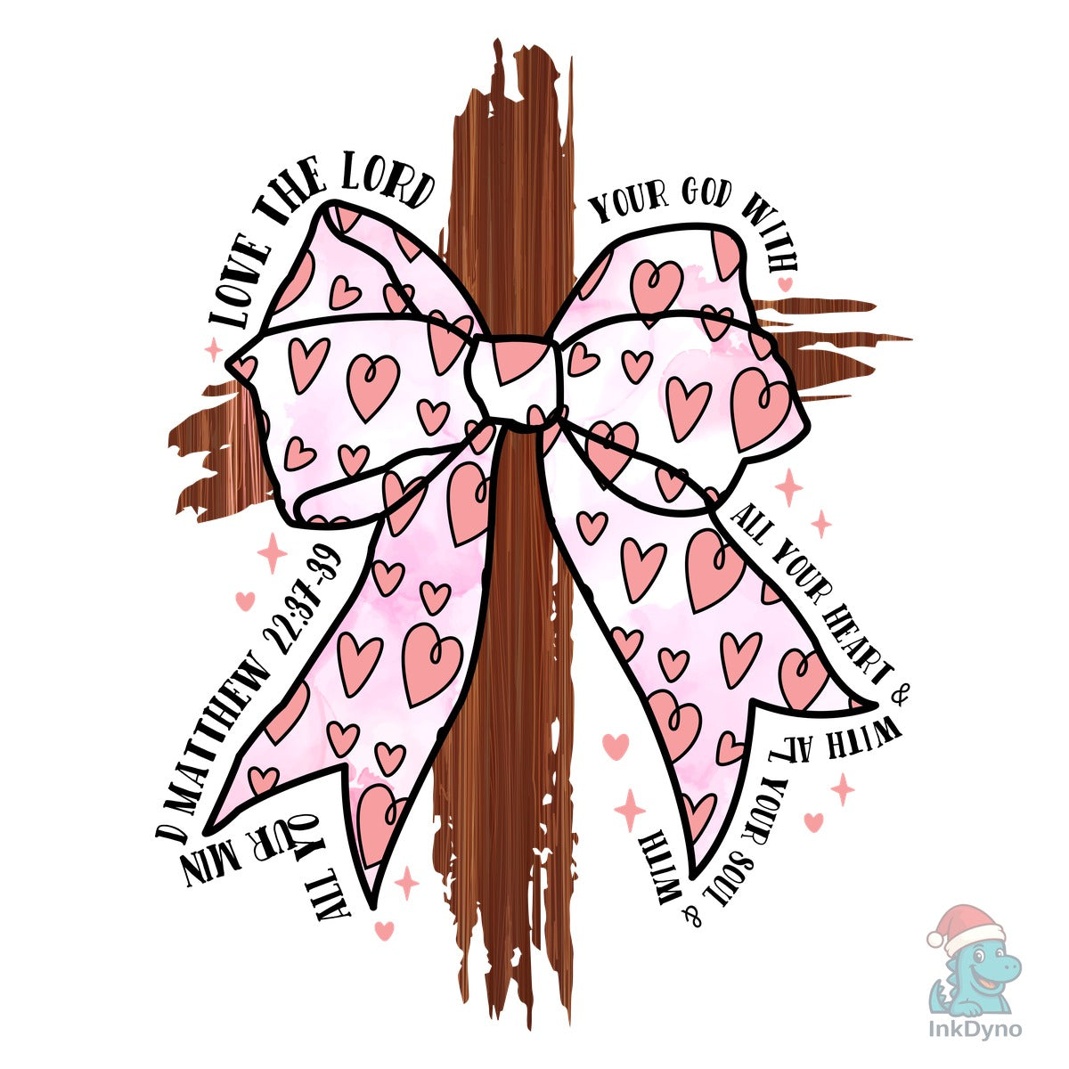 Jesus Valentine Coquette Bow