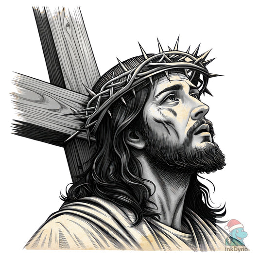 Jesus Christ Crown of Thorns - DTF Transfer