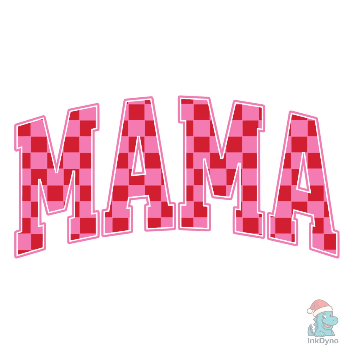 Mama Checkered Valentines Varsity