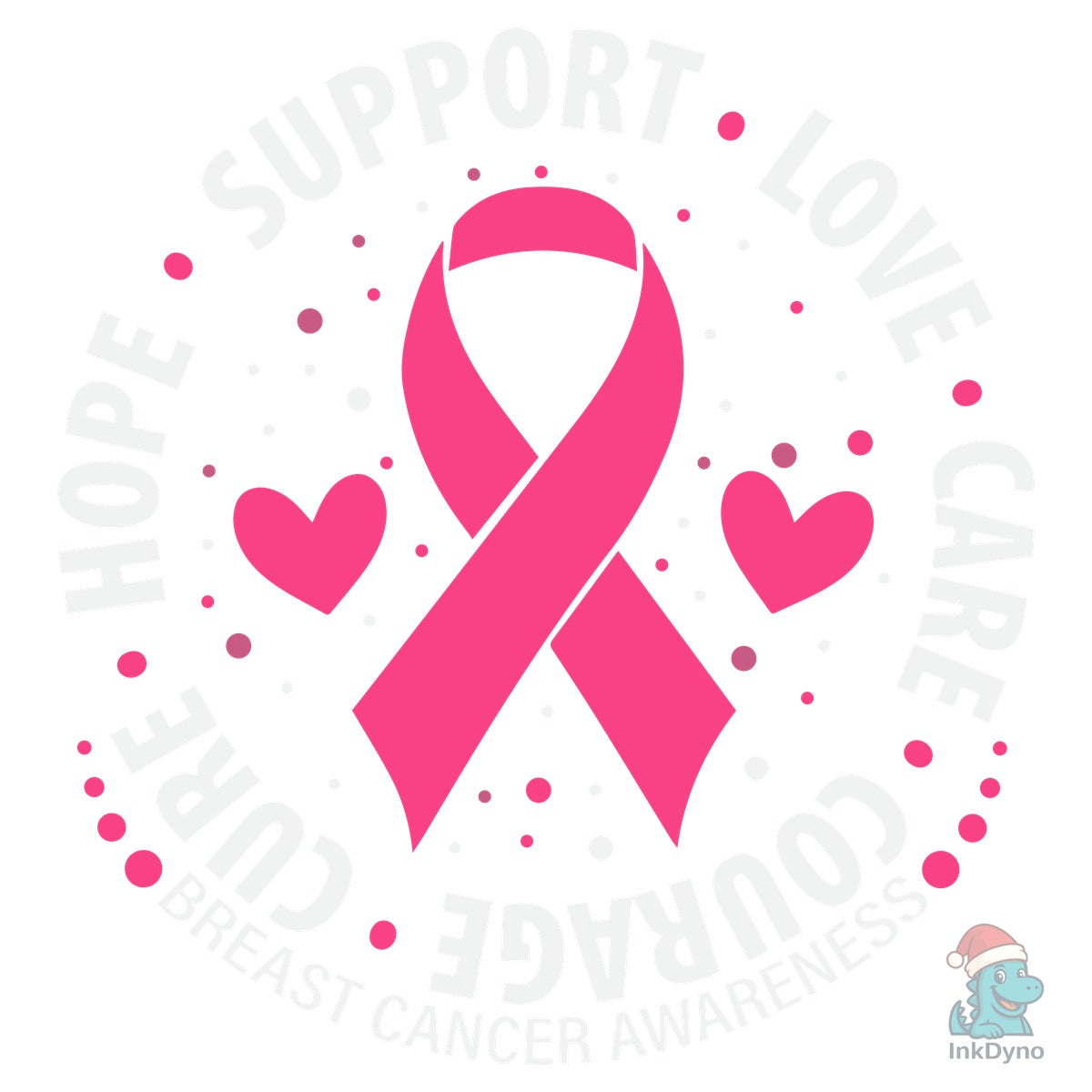 Pink Ribbon Breast Cancer Design