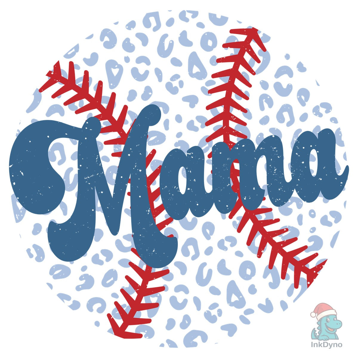 Leopard Baseball Mama