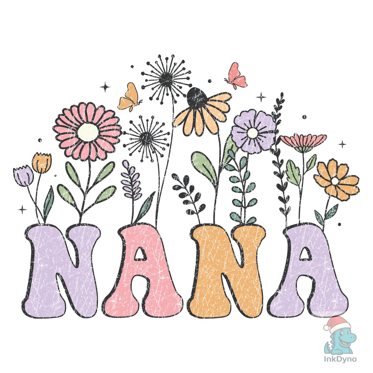 Nana Retro Floral Heat