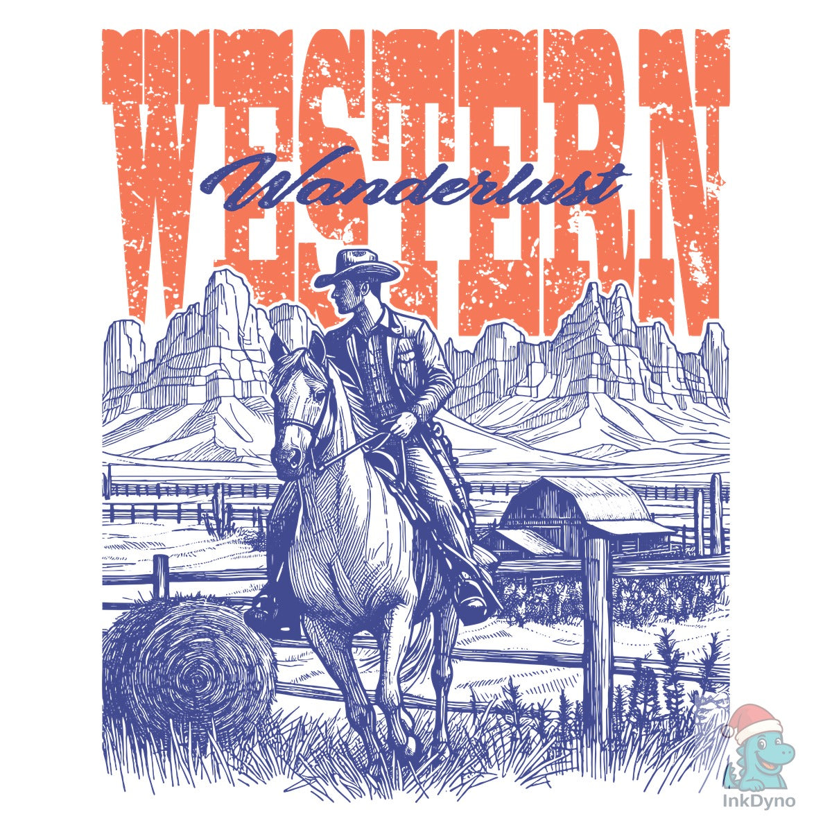 Western Wanderlust Cowboy Rodeo Vintage