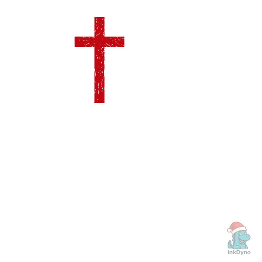 Faith Cross American Flag Christian Art - DTF Transfer