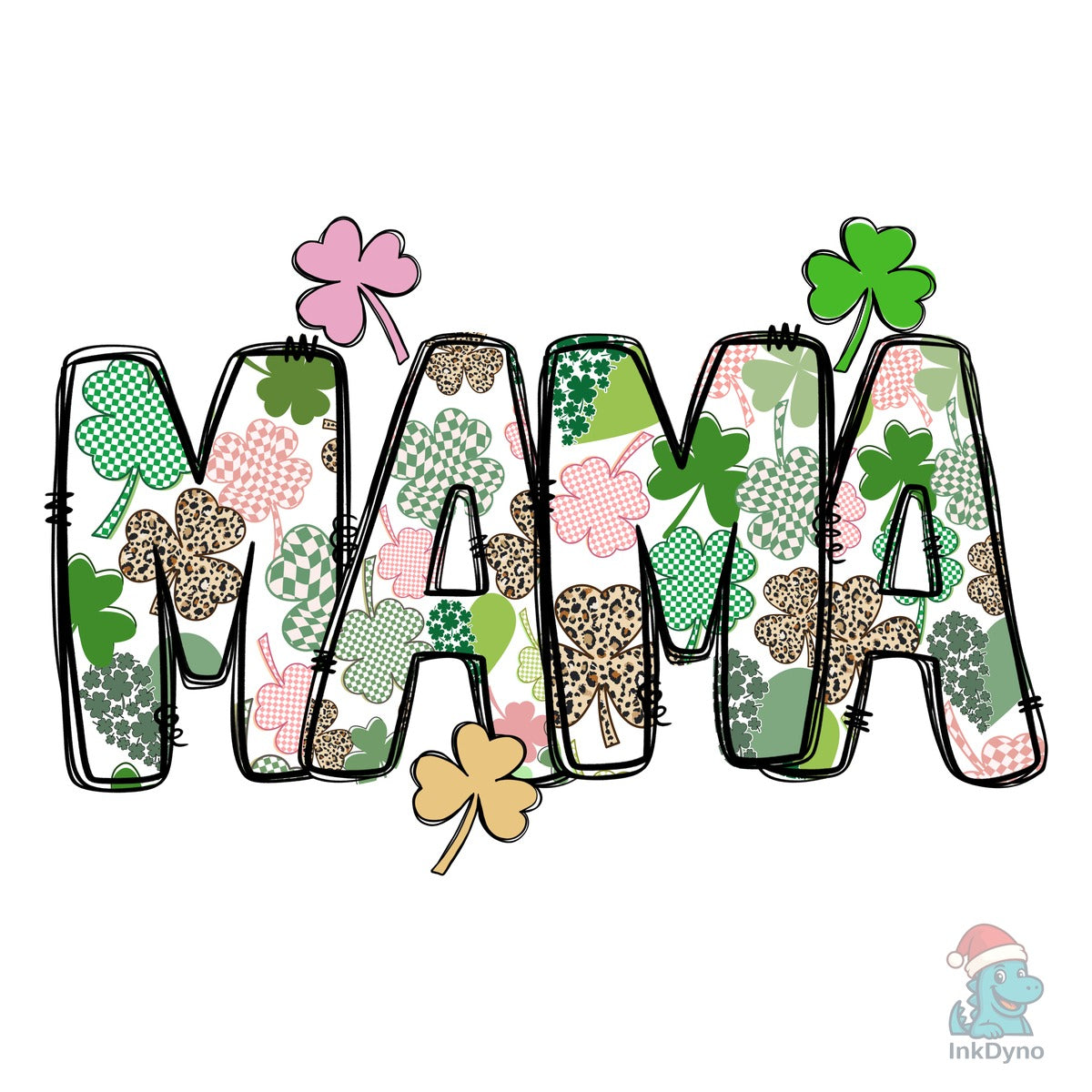 Mama Shamrock St. Patrick's Day Design
