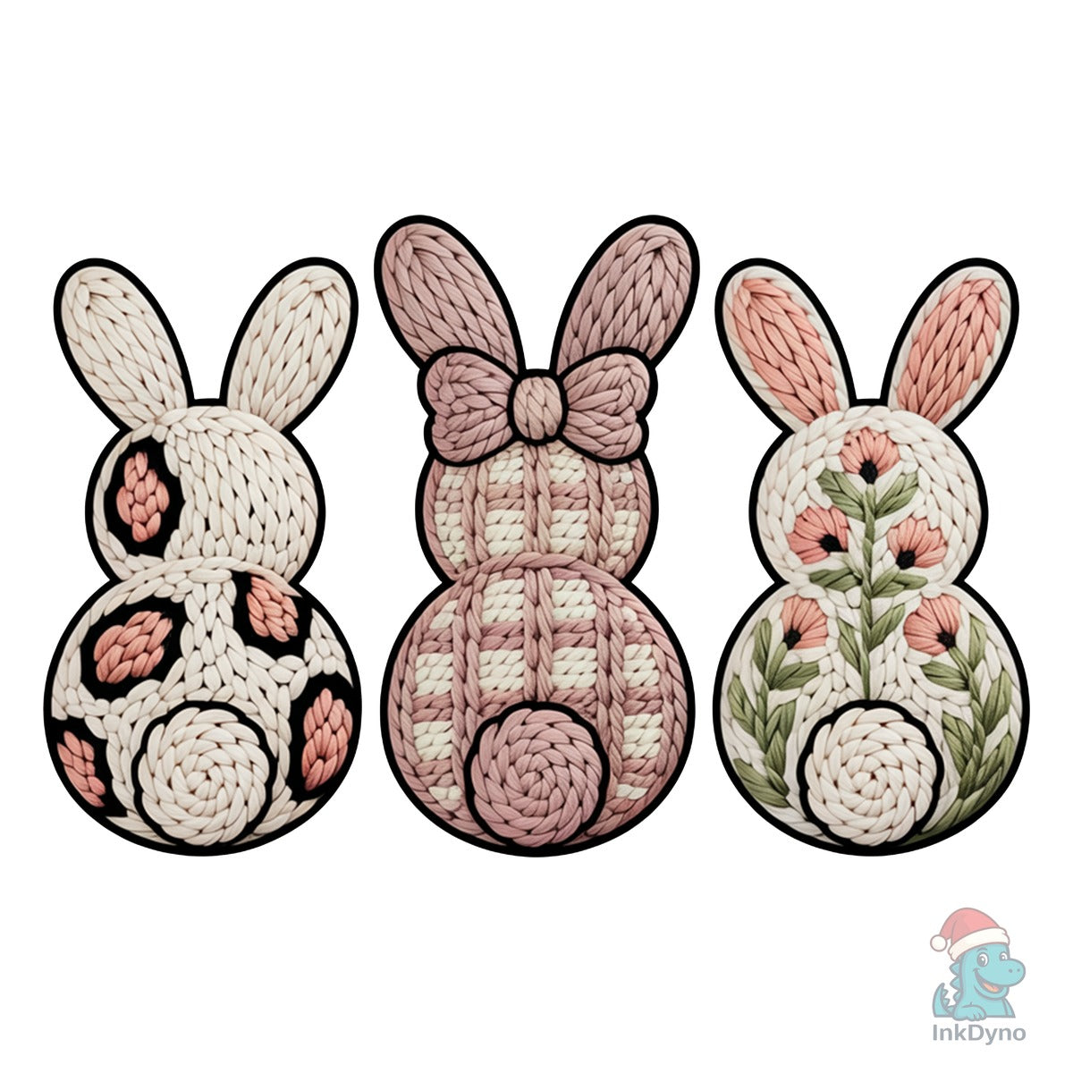 Easter Bunny Faux Yarn Coquette