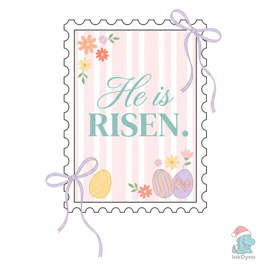He is Risen Christian Easter Faith - DTF Transfer