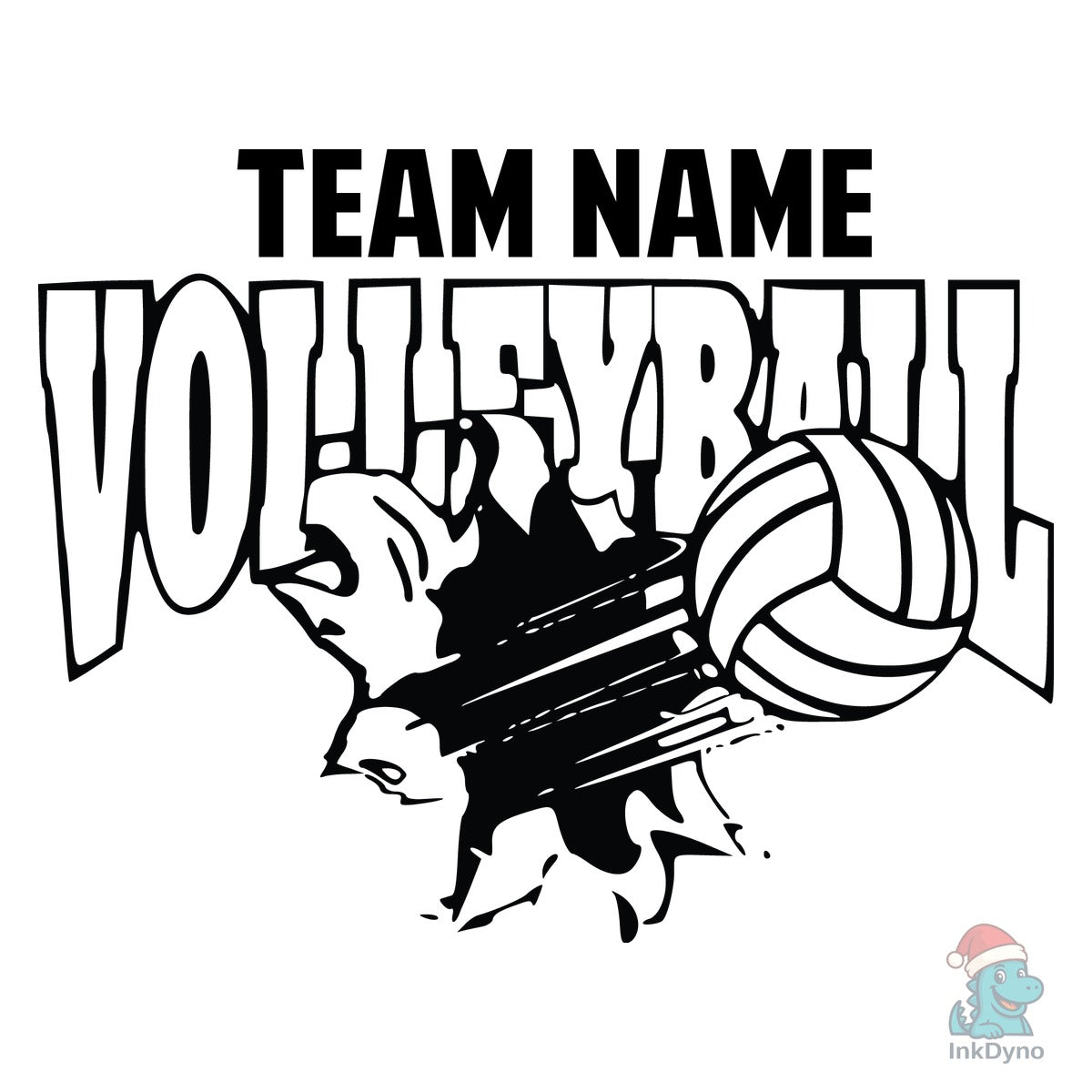 Volleyball Cut File