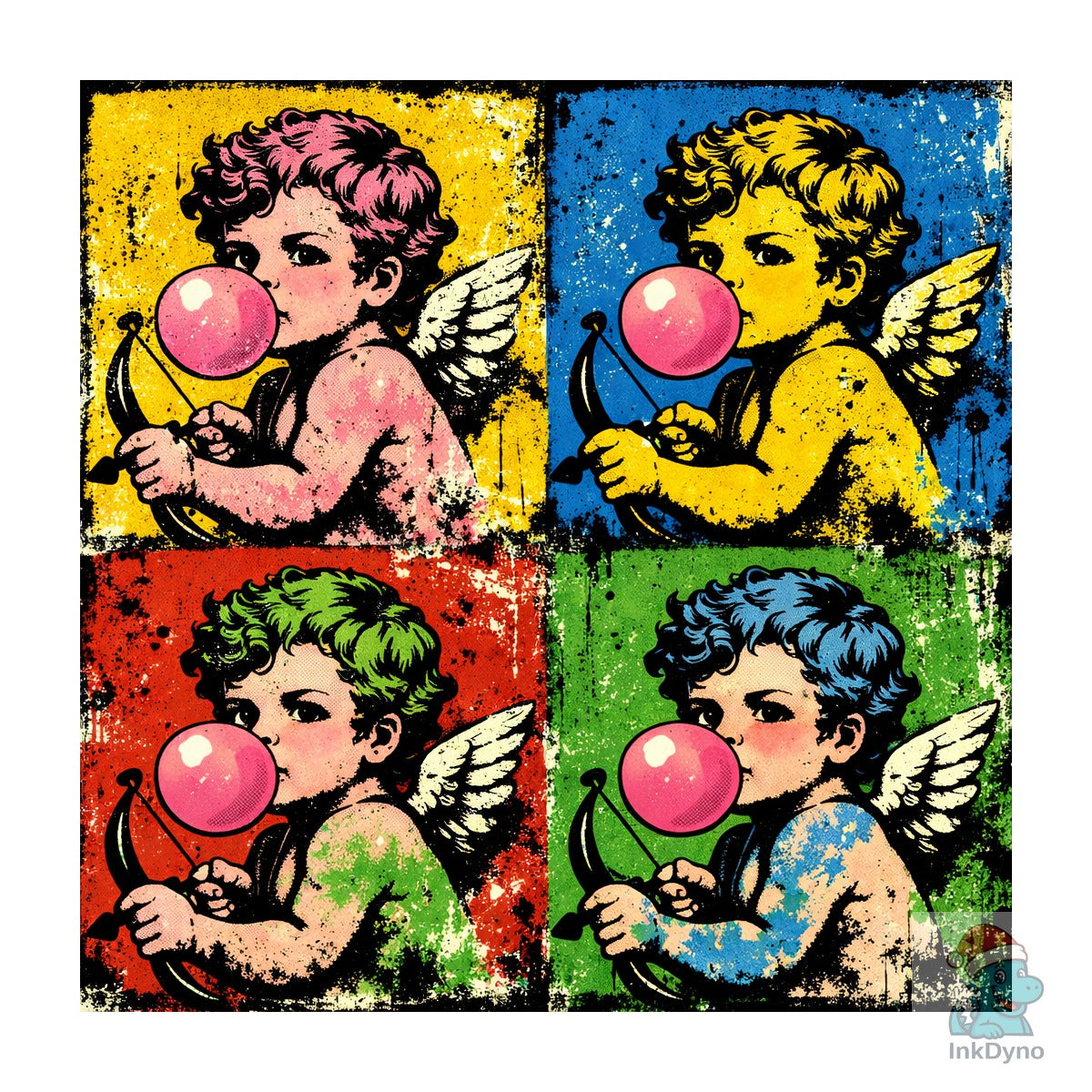 Cupid Bubblegum Pop Art