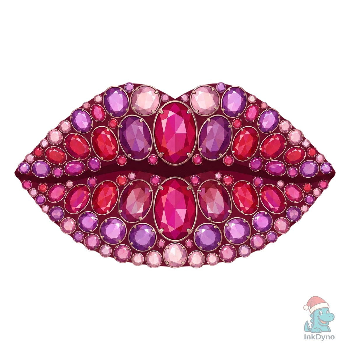 Rhinestone Kiss Be Mine Valentine