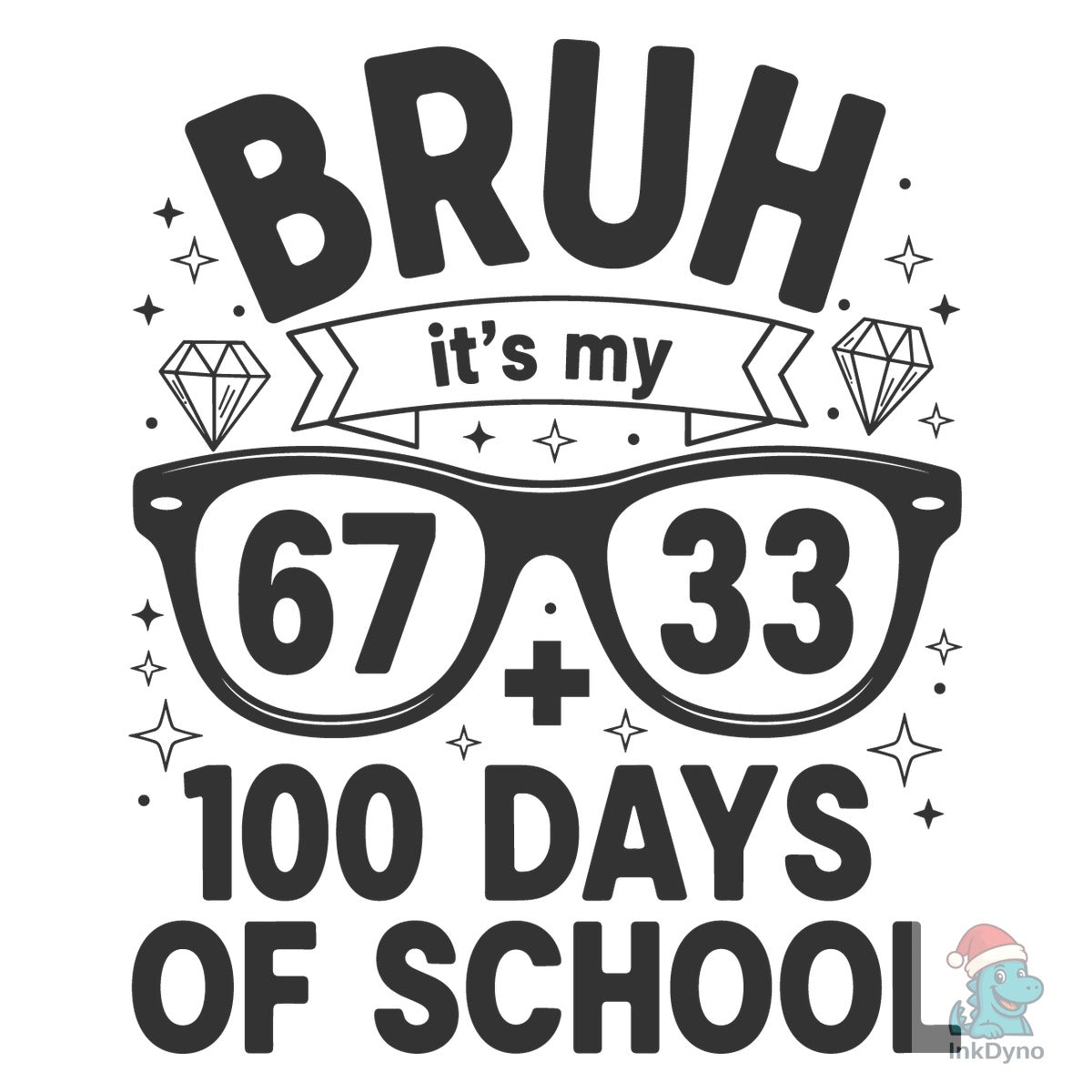 Bruh It's My 100 Days of School