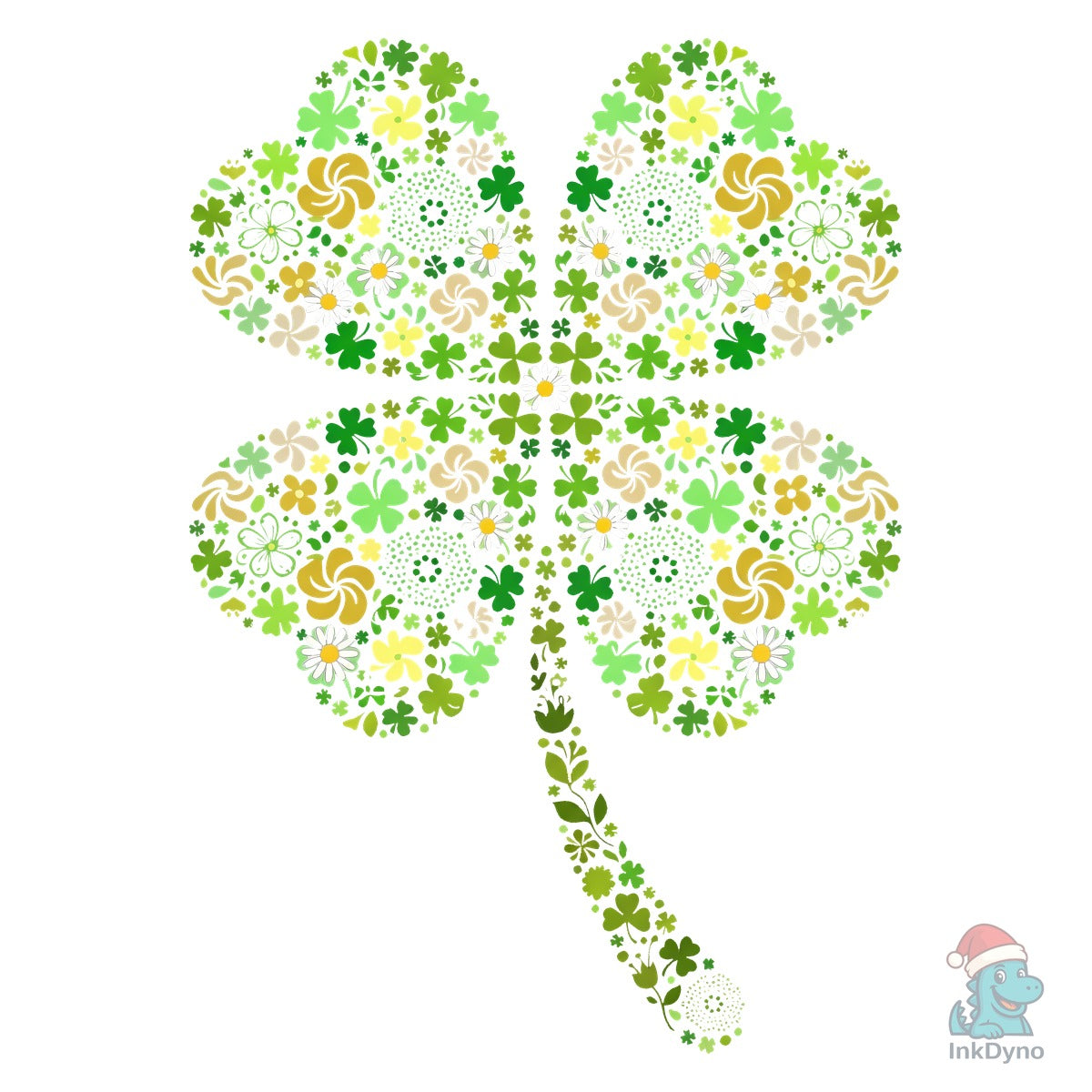 Floral Leaf Clover St. Patrick's Day