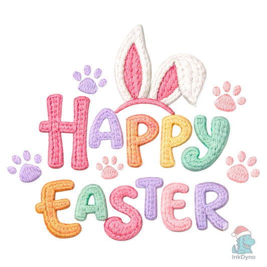 Happy Easter Easter Bunny - DTF Transfer
