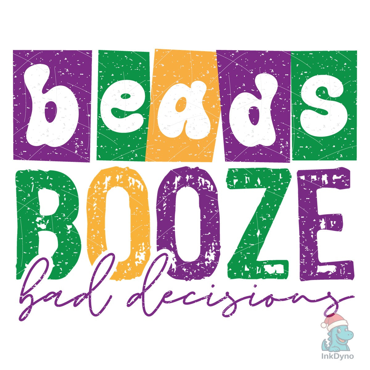 Mardi Gras Beads Booze Bad Decisions