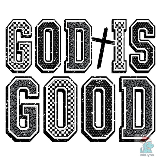 Retro God is Good Christian - DTF Transfer