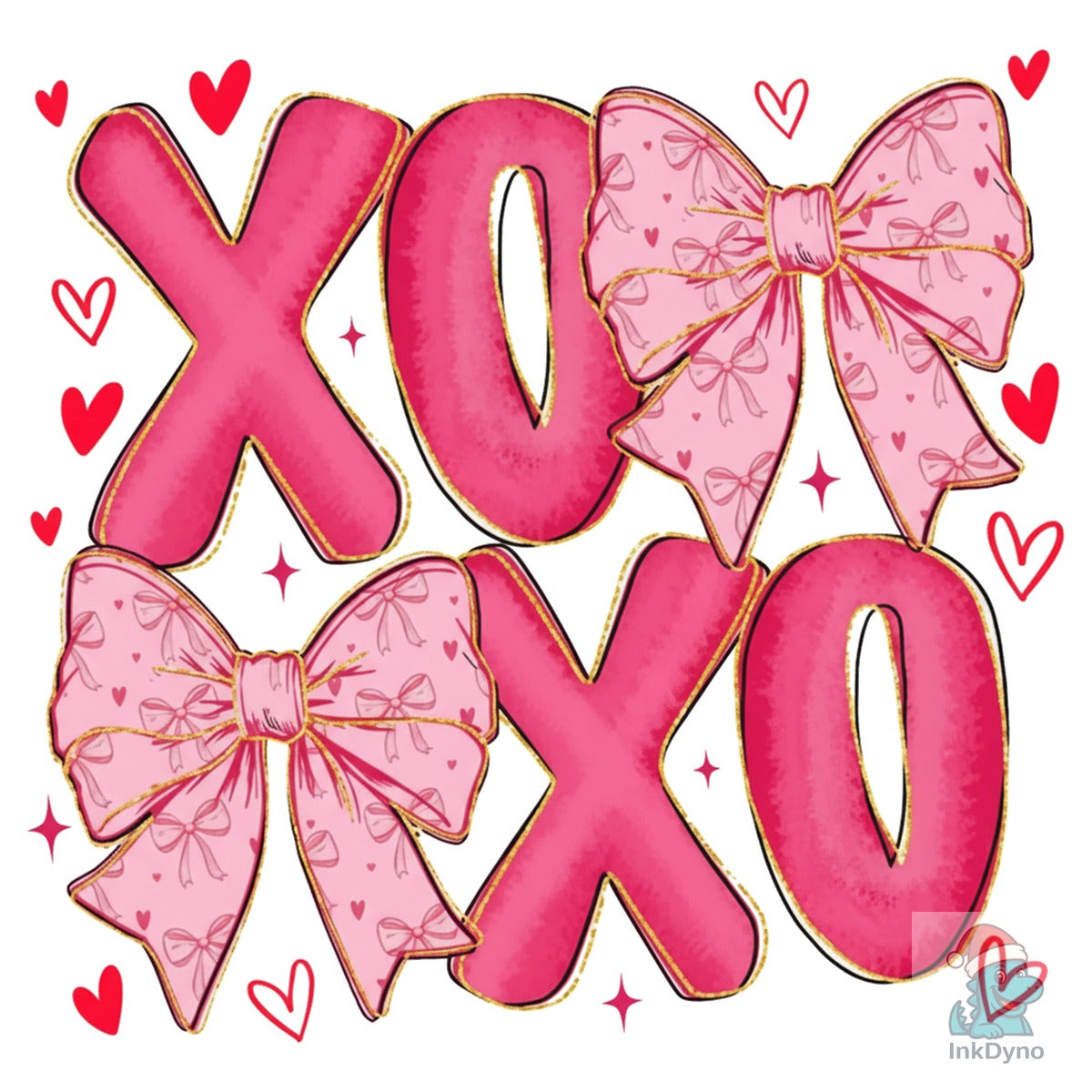 Latch Hook Yarn Bow XOXO Sublimation