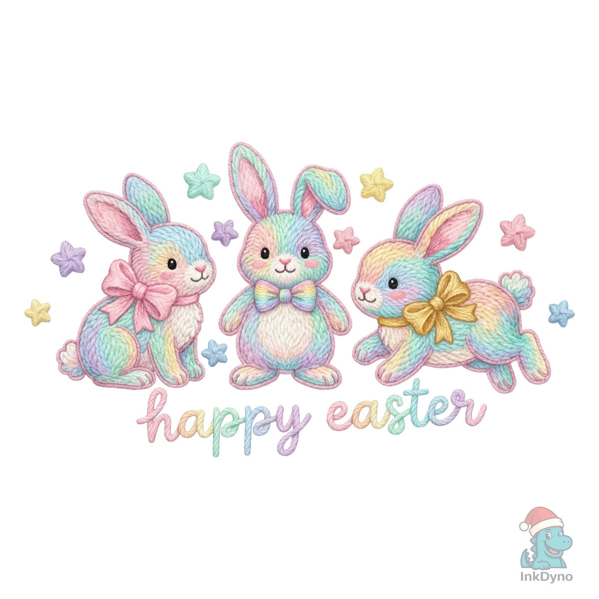 Faux Yarn Happy Easter
