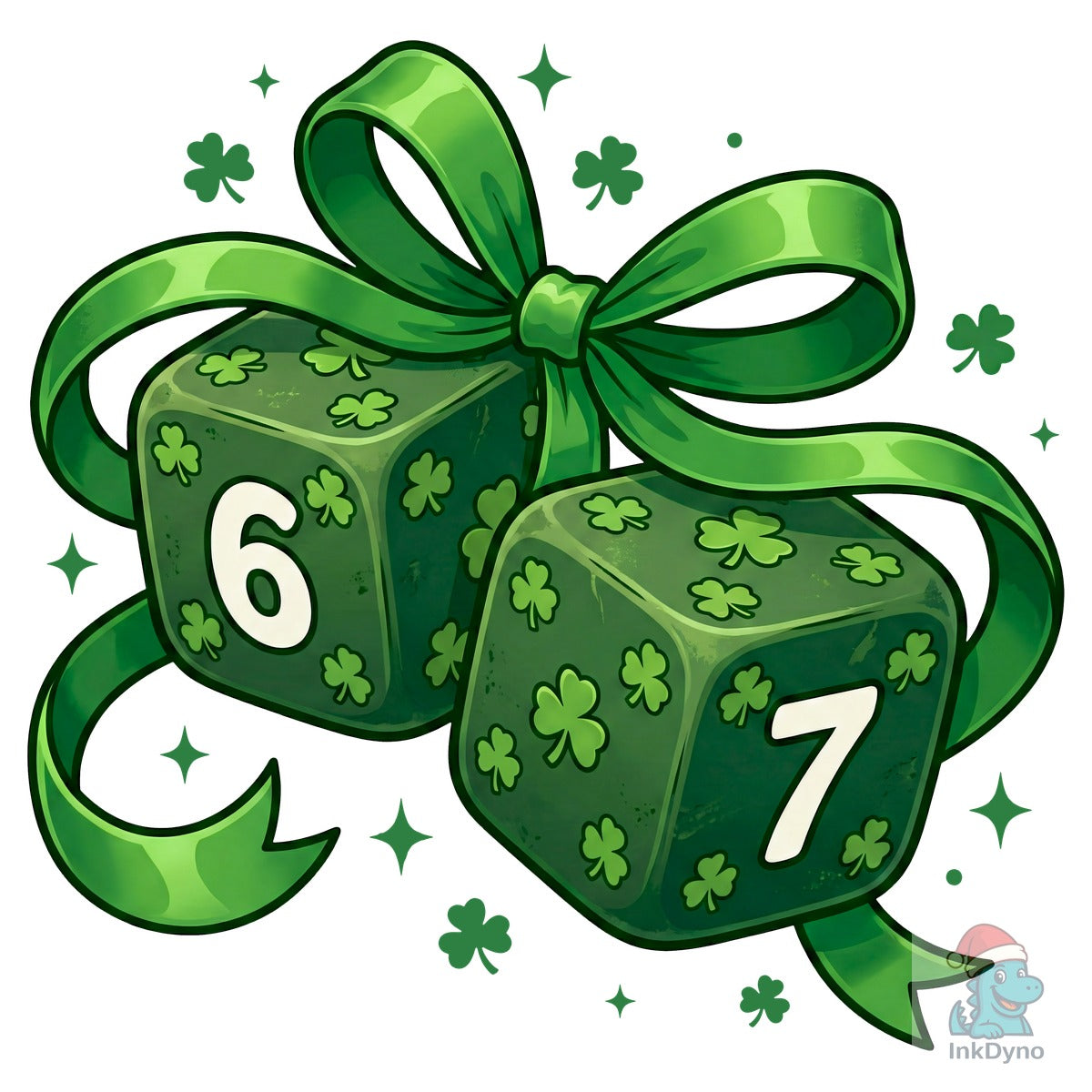 St Patrick's Day 67 Lucky Dice
