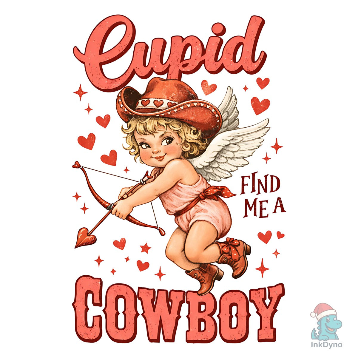 Cupid Cowboy Valentine Howdy