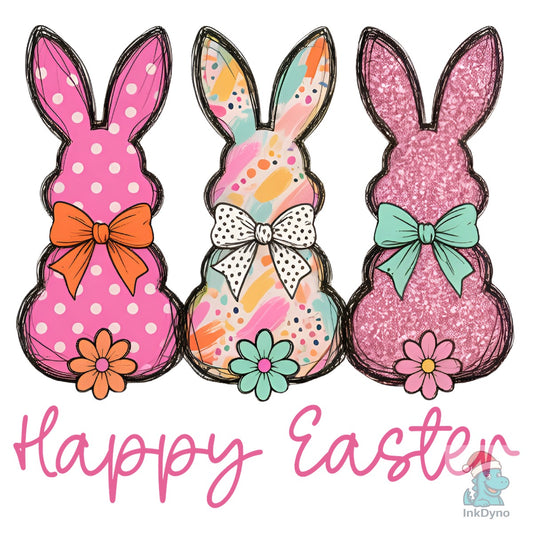 Happy Easter Bunny - DTF Transfer