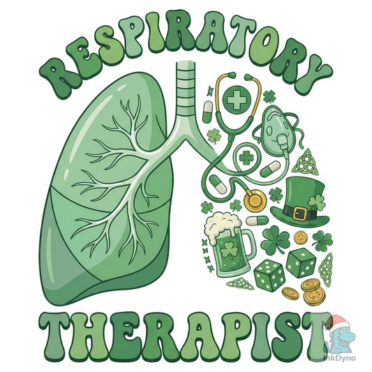 Respiratory Therapist St Patrick's Day - DTF Transfer