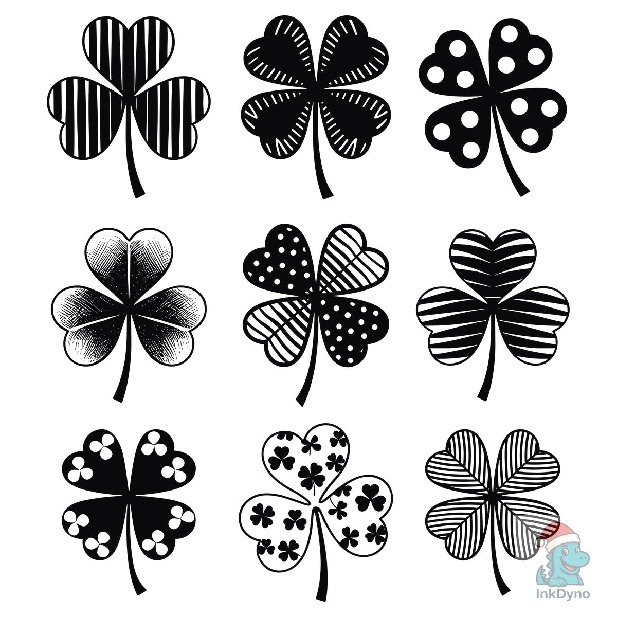 St Patrick's Four Leaf Shamrock