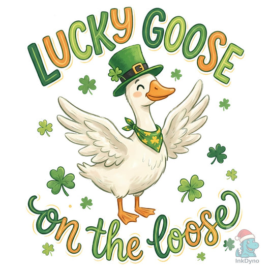 Lucky Goose on the Loose Sublimation - DTF Transfer