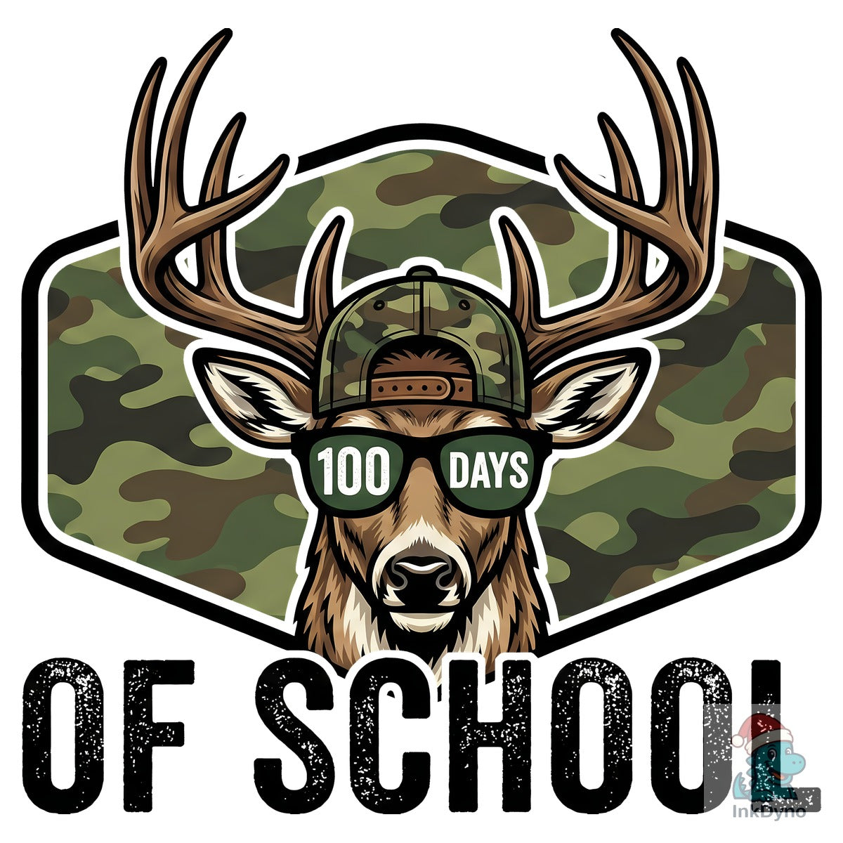 100 Days of School Deer Camo Hunting