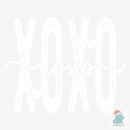 Retro Valentines XOXO Love Shirt De - DTF Transfer