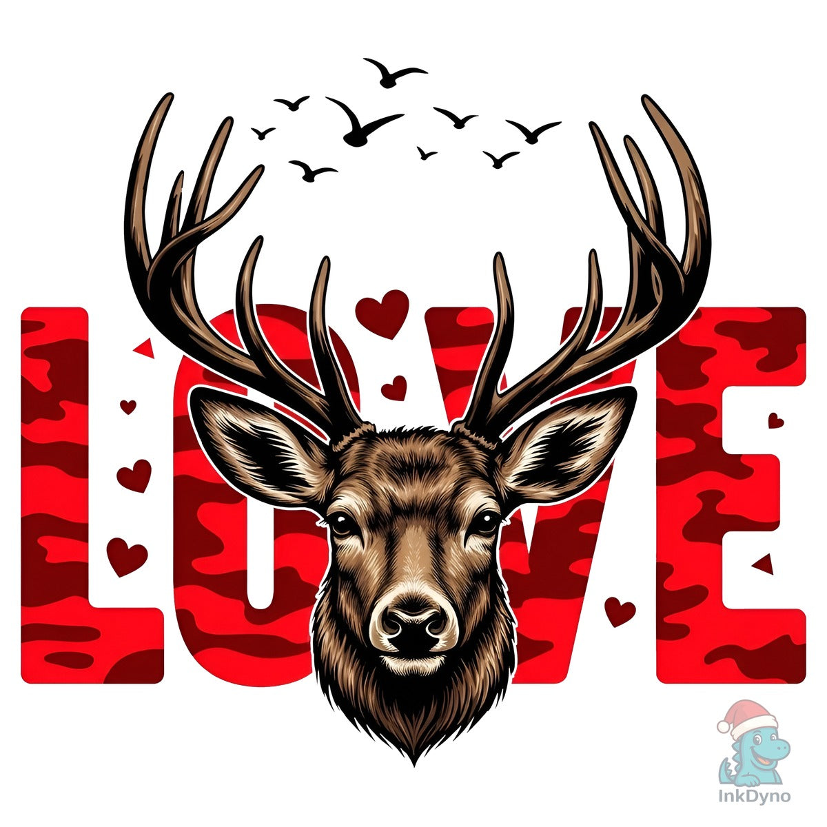 Valentine Buck Retro Hunting Camo P