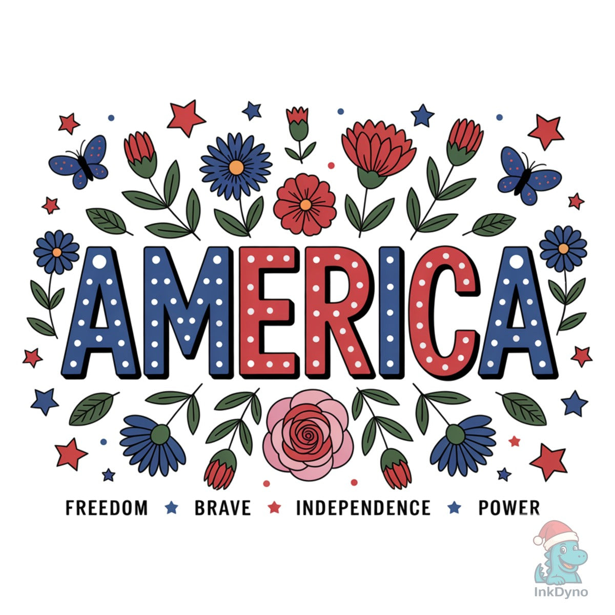 America Freedom Brave Independence