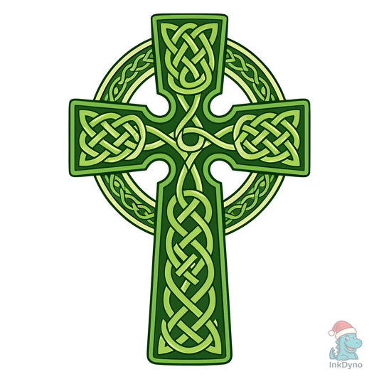 Celtic Cross Knot Ornament Set - DTF Transfer