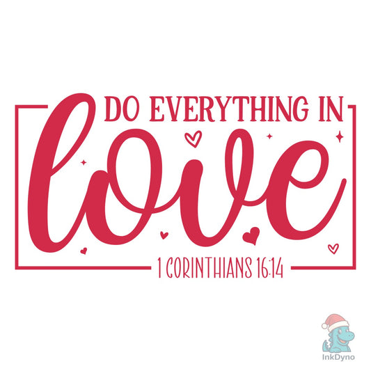 Valentine Valentine Love Christ - DTF Transfer