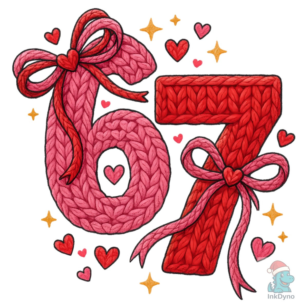 Faux Crochet Coquette Valentine 6 7