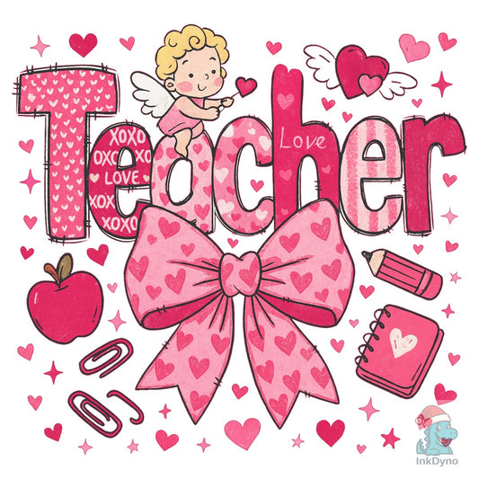 Teacher Valentine Coquette - DTF Transfer