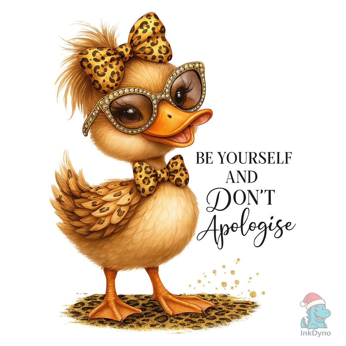 Be Yourself Duck Quote Design