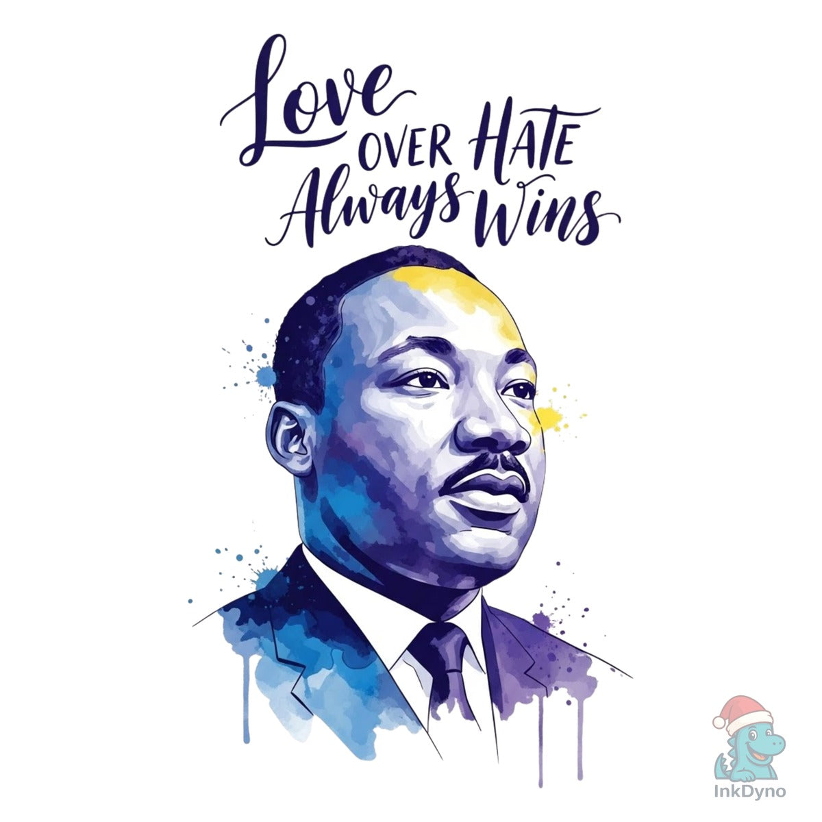 Love over Hate Always Wigs MLK Day Shirt