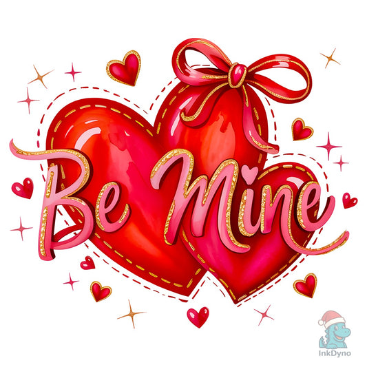 Be Mine Coquette Heart - DTF Transfer
