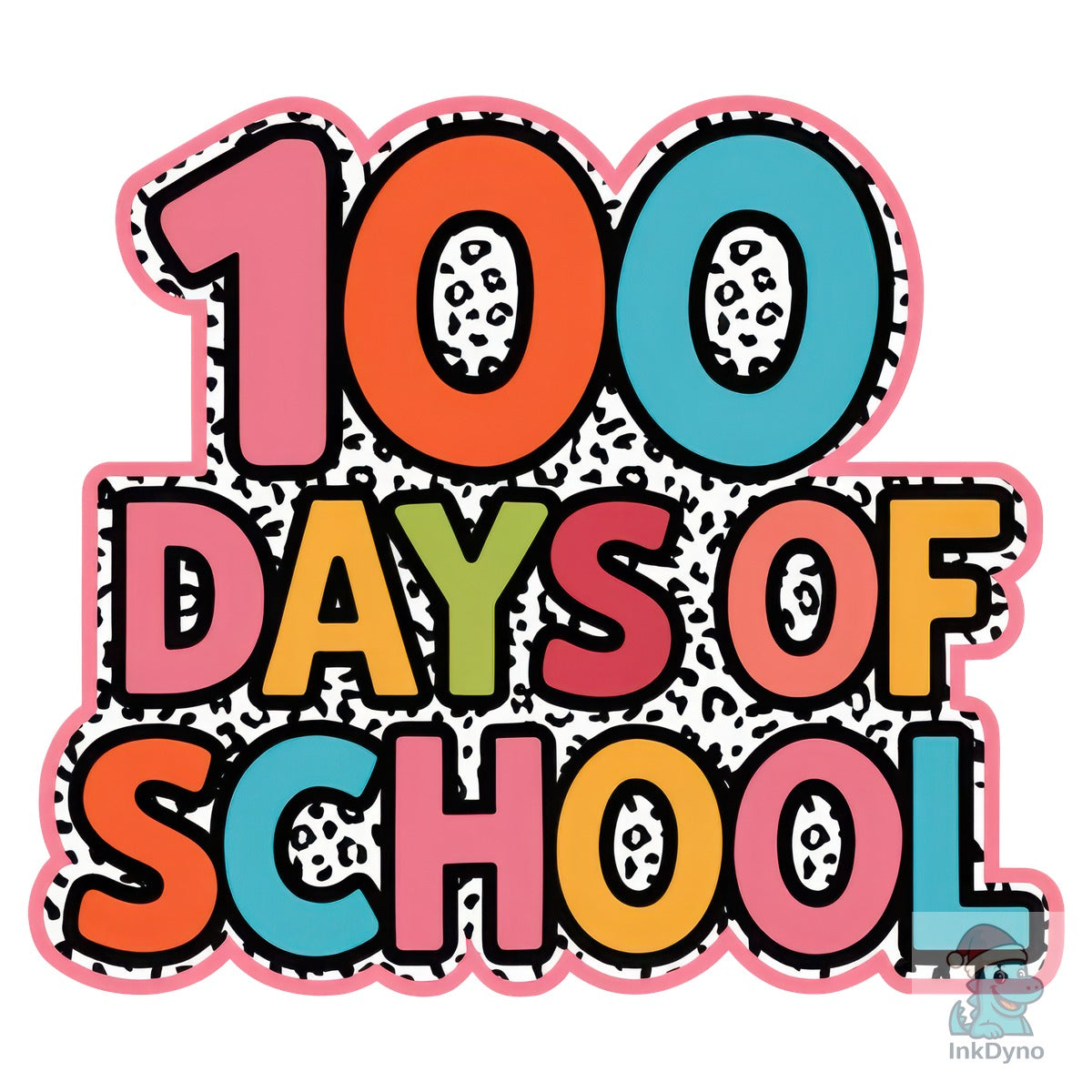 Colorful 100 Days of School