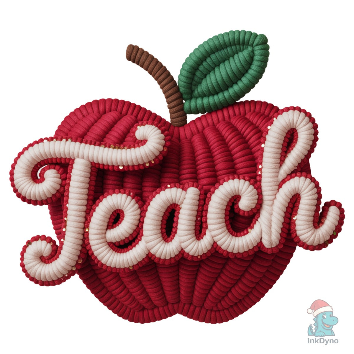 Crochet Valentine Teacher Apple